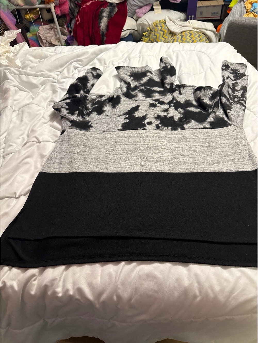 Cato Women's Color Block Turtleneck Pullover Sweater